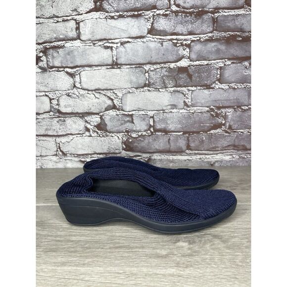 Arcopedico Shoes Mailu Blue Fabric Comfort Slip On Light Knit Women 39EU/8.5M US - Picture 13 of 16